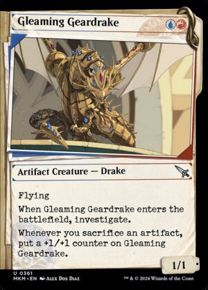 Gleaming Geardrake<br /><span class="collector-number">Collector No. 361</span>