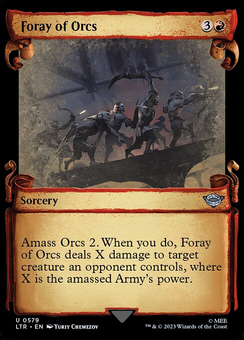 Foray of Orcs - Foil<br /><span class="collector-number">Collector No. 579</span>