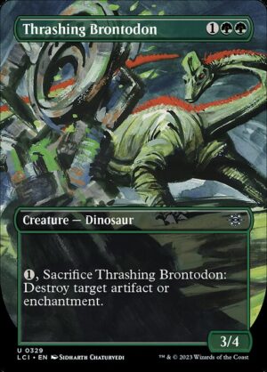 Thrashing Brontodon<br /><span class="collector-number">Collector No. 329</span>