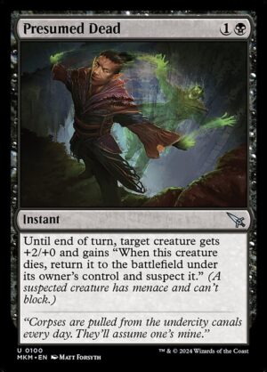 Presumed Dead<br /><span class="collector-number">Collector No. 100</span>