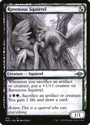 Ravenous Squirrel<br /><span class="collector-number">Collector No. 375</span>