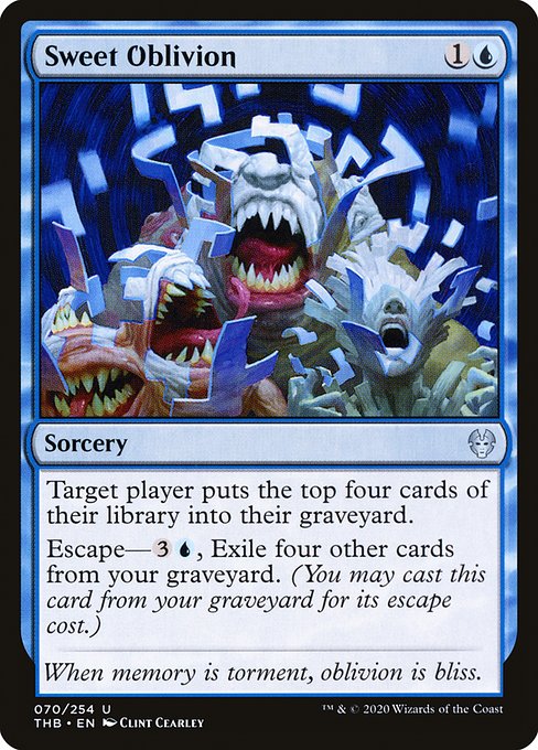 Sweet Oblivion<br /><span class="collector-number">Collector No. 70</span>