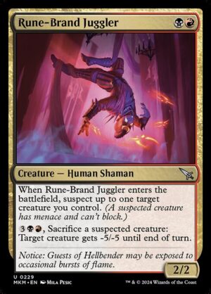 Rune-Brand Juggler<br /><span class="collector-number">Collector No. 229</span>