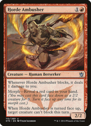 Horde Ambusher - Foil<br /><span class="collector-number">Collector No. 110</span>