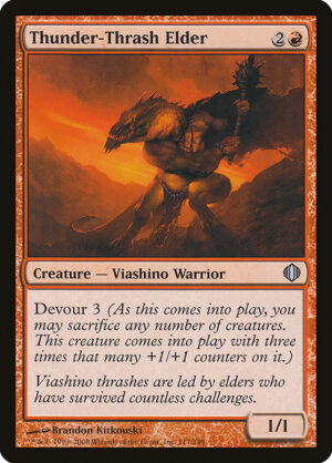 Thunder-Thrash Elder<br /><span class="collector-number">Collector No. 117</span>