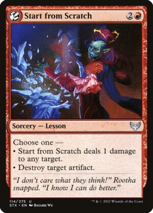 Start from Scratch<br /><span class="collector-number">Collector No. 114</span>