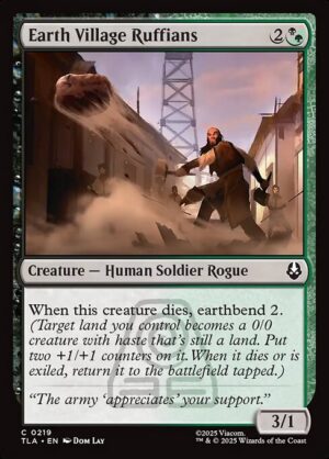 Earth Village Ruffians - Foil<br /><span class="collector-number">Collector No. 219</span>