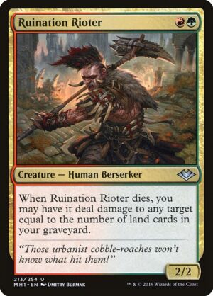 Ruination Rioter<br /><span class="collector-number">Collector No. 213</span>