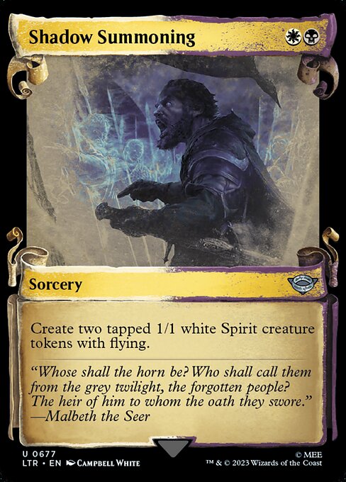 Shadow Summoning<br /><span class="collector-number">Collector No. 677</span>
