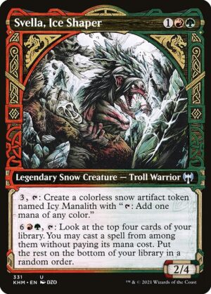 Svella, Ice Shaper<br /><span class="collector-number">Collector No. 331</span>