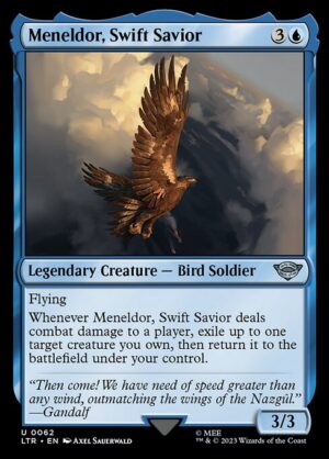 Meneldor, Swift Savior<br /><span class="collector-number">Collector No. 62</span>