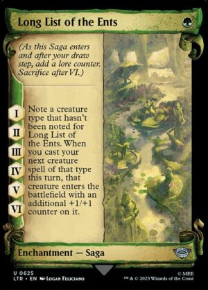 Long List of the Ents - Foil<br /><span class="collector-number">Collector No. 625</span>