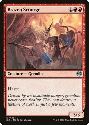 Brazen Scourge<br /><span class="collector-number">Collector No. 107</span>