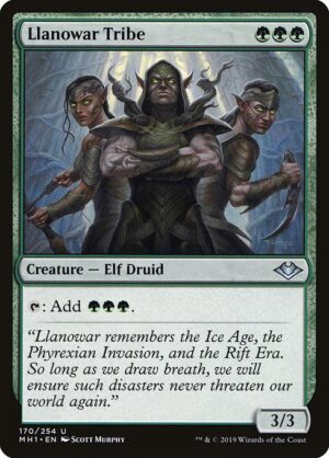 Llanowar Tribe<br /><span class="collector-number">Collector No. 170</span>