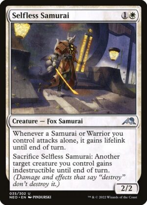 Selfless Samurai<br /><span class="collector-number">Collector No. 35</span>
