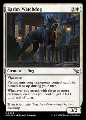 Karlov Watchdog - Foil<br /><span class="collector-number">Collector No. 20</span>