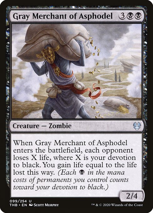 Gray Merchant of Asphodel<br /><span class="collector-number">Collector No. 99</span>