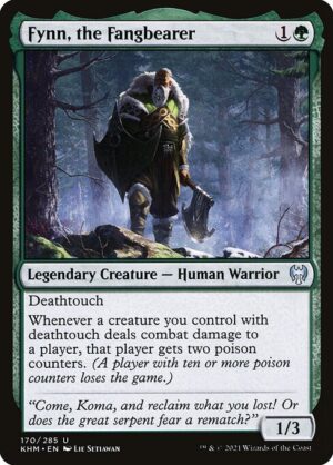 Fynn, the Fangbearer - Foil<br /><span class="collector-number">Collector No. 170</span>