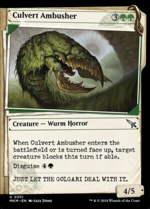 Culvert Ambusher<br /><span class="collector-number">Collector No. 351</span>