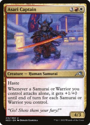 Asari Captain<br /><span class="collector-number">Collector No. 215</span>