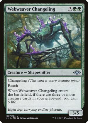 Webweaver Changeling<br /><span class="collector-number">Collector No. 192</span>