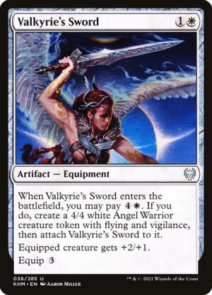 Valkyrie's Sword - Foil<br /><span class="collector-number">Collector No. 36</span>