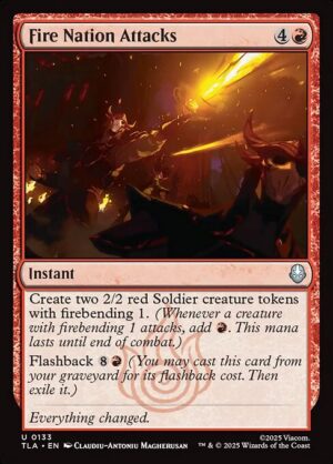 Fire Nation Attacks - Foil<br /><span class="collector-number">Collector No. 133</span>
