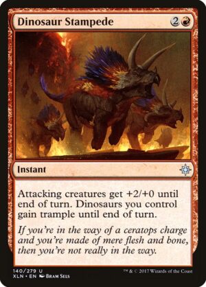 Dinosaur Stampede<br /><span class="collector-number">Collector No. 140</span>