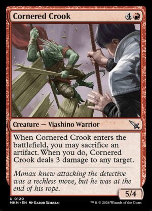 Cornered Crook<br /><span class="collector-number">Collector No. 120</span>