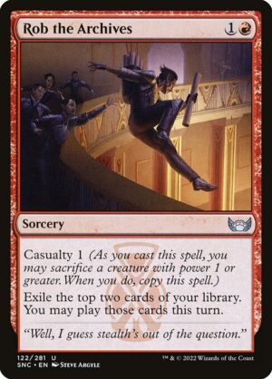 Rob the Archives<br /><span class="collector-number">Collector No. 122</span>