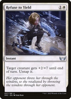 Refuse to Yield<br /><span class="collector-number">Collector No. 27</span>