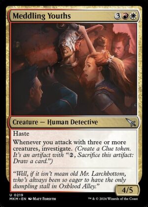 Meddling Youths<br /><span class="collector-number">Collector No. 219</span>