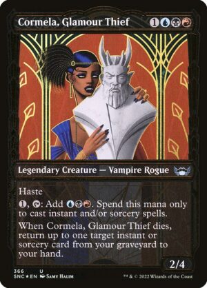 Cormela, Glamour Thief - Foil<br /><span class="collector-number">Collector No. 366</span>