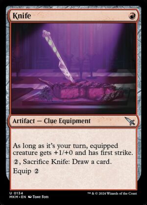 Knife<br /><span class="collector-number">Collector No. 134</span>