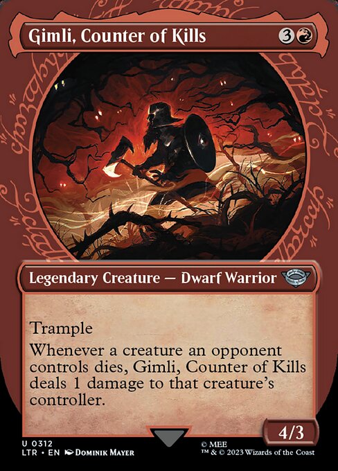 Gimli, Counter of Kills<br /><span class="collector-number">Collector No. 312</span>