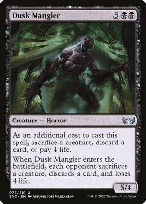 Dusk Mangler<br /><span class="collector-number">Collector No. 77</span>