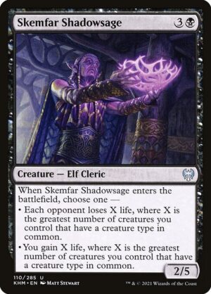 Skemfar Shadowsage<br /><span class="collector-number">Collector No. 110</span>