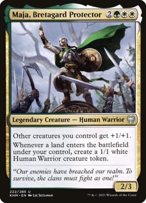 Maja, Bretagard Protector<br /><span class="collector-number">Collector No. 222</span>