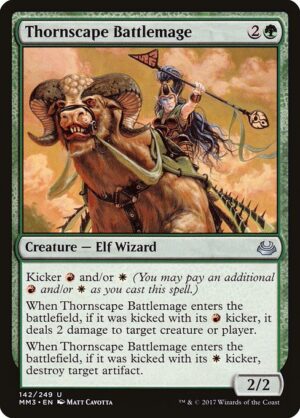 Thornscape Battlemage<br /><span class="collector-number">Collector No. 142</span>