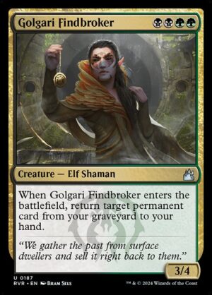 Golgari Findbroker<br /><span class="collector-number">Collector No. 187</span>