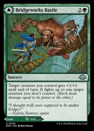 Bridgeworks Battle // Tanglespan Bridgeworks - Foil<br /><span class="collector-number">Collector No. 249</span>