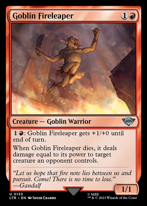 Goblin Fireleaper - Foil<br /><span class="collector-number">Collector No. 133</span>