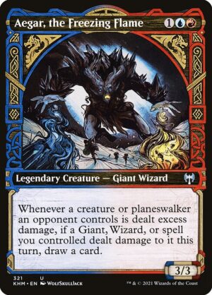 Aegar, the Freezing Flame<br /><span class="collector-number">Collector No. 321</span>