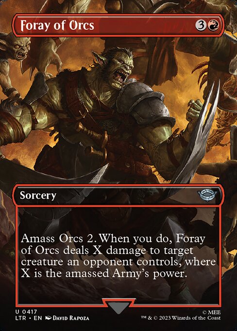 Foray of Orcs<br /><span class="collector-number">Collector No. 417</span>