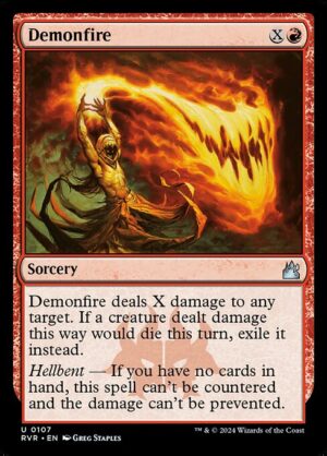 Demonfire<br /><span class="collector-number">Collector No. 107</span>