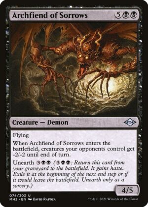 Archfiend of Sorrows - Foil<br /><span class="collector-number">Collector No. 74</span>
