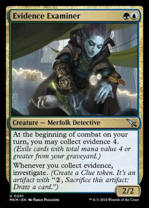 Evidence Examiner<br /><span class="collector-number">Collector No. 201</span>