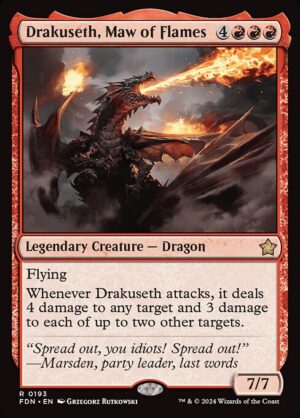 Drakuseth, Maw of Flames<br /><span class="collector-number">Collector No. 193</span>