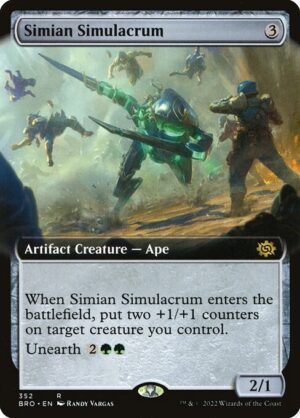 Simian Simulacrum - Foil<br /><span class="collector-number">Collector No. 352</span>