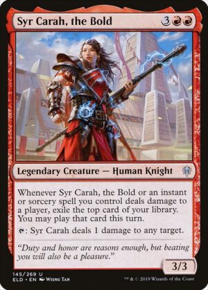 Syr Carah, the Bold<br /><span class="collector-number">Collector No. 145</span>